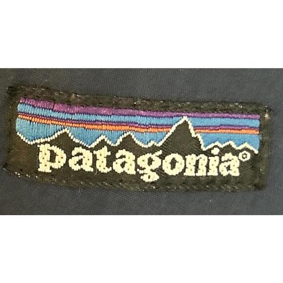 Patagonia Unisex Super Pluma Jacket Blue/Green Vintage XXL Rain Wind Hiking NICE - Picture 2 of 9